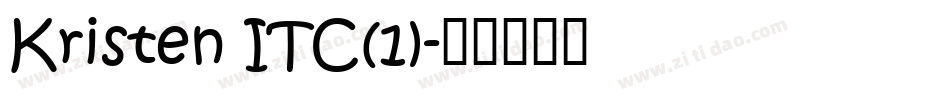 Kristen ITC(1)字体转换